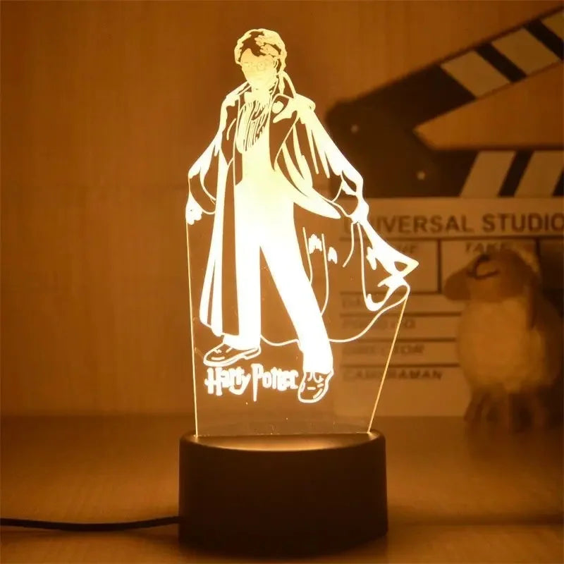 Lampade 3d Harry Potter