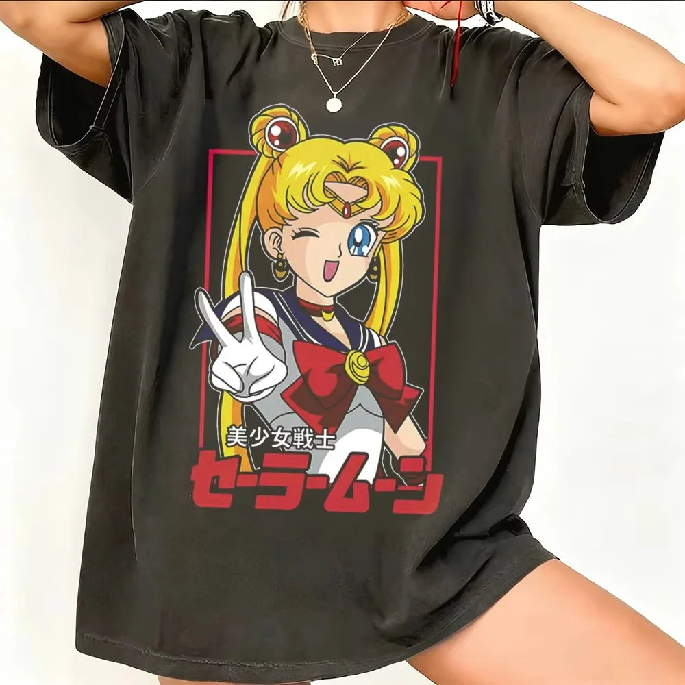 T shirt Sailor Moon (donna e bambine)