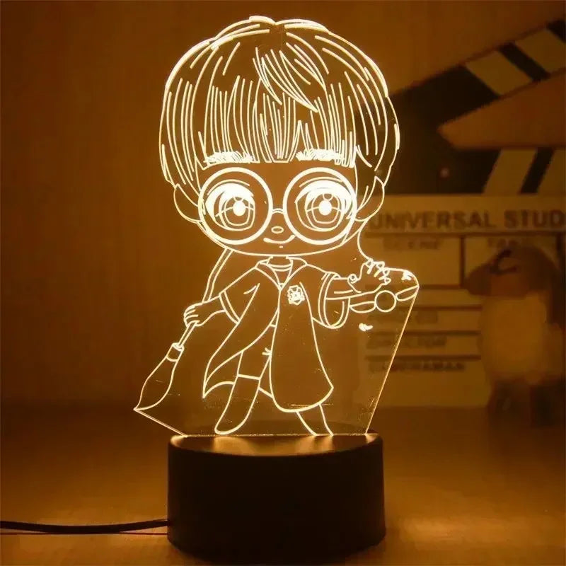 Lampade 3d Harry Potter