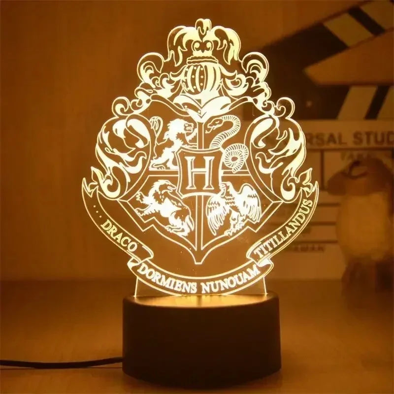 Lampade 3d Harry Potter