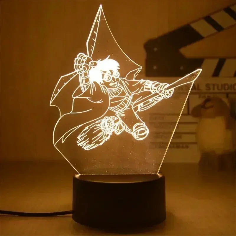 Lampade 3d Harry Potter