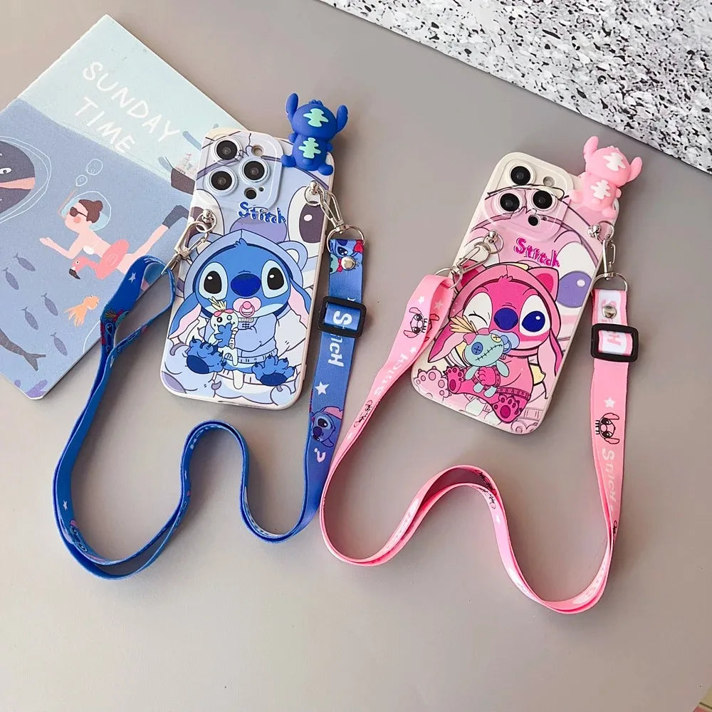 Cover Iphone Stitch + supporto