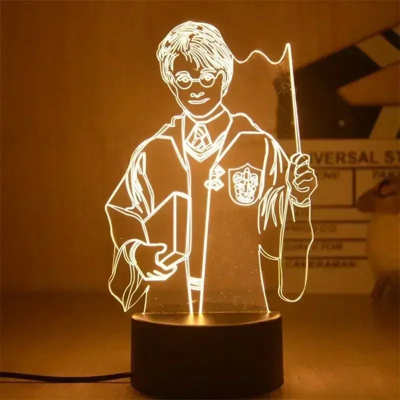 Lampade 3d Harry Potter
