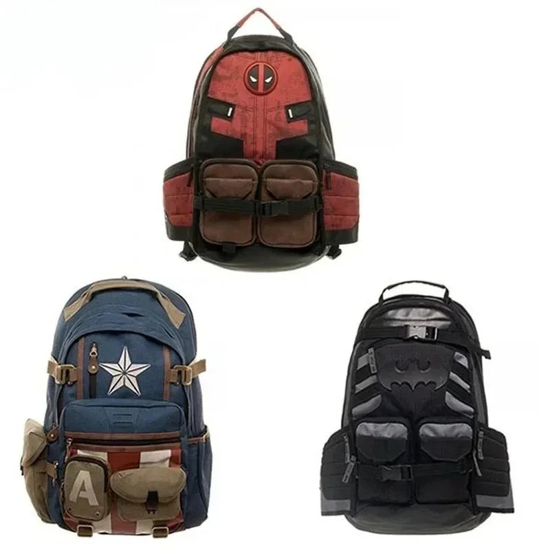 Zaini Captain America, Deadpool & Batman