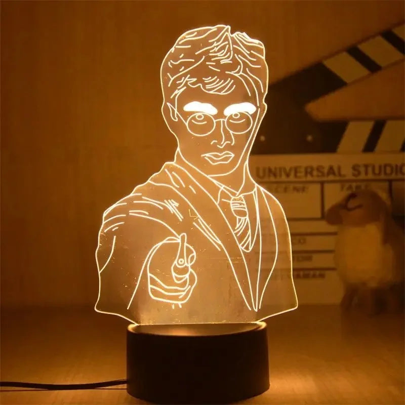 Lampade 3d Harry Potter