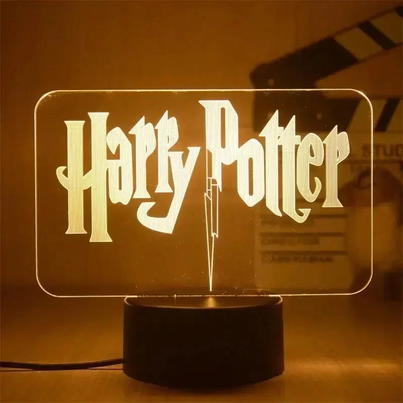 Lampade 3d Harry Potter