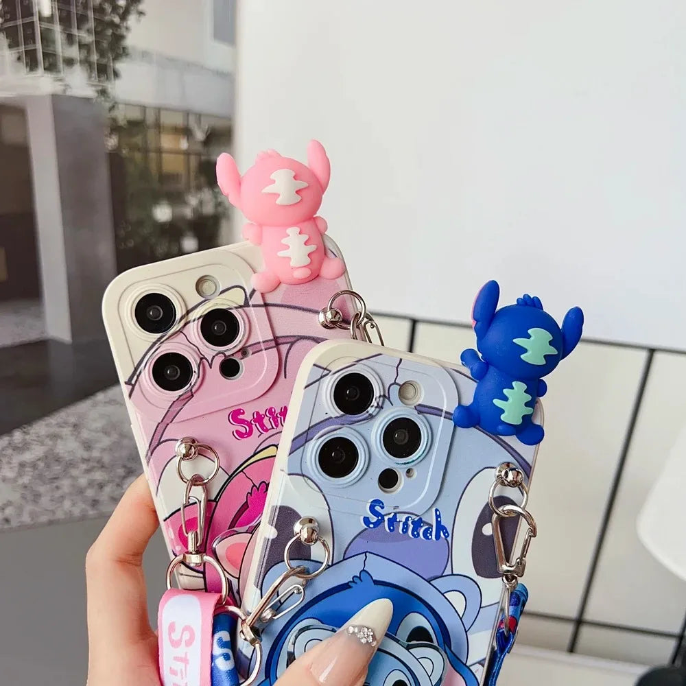 Cover Iphone Stitch + supporto