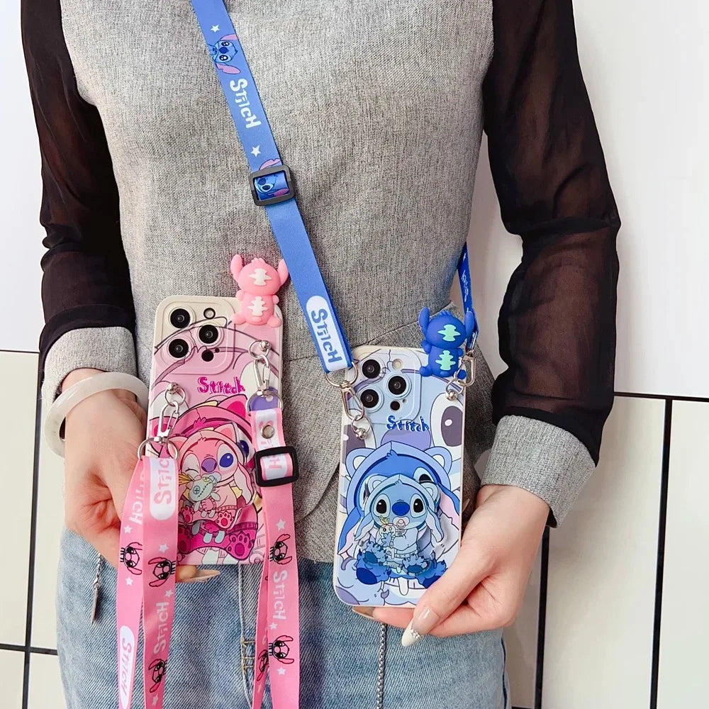 Cover Iphone Stitch + supporto