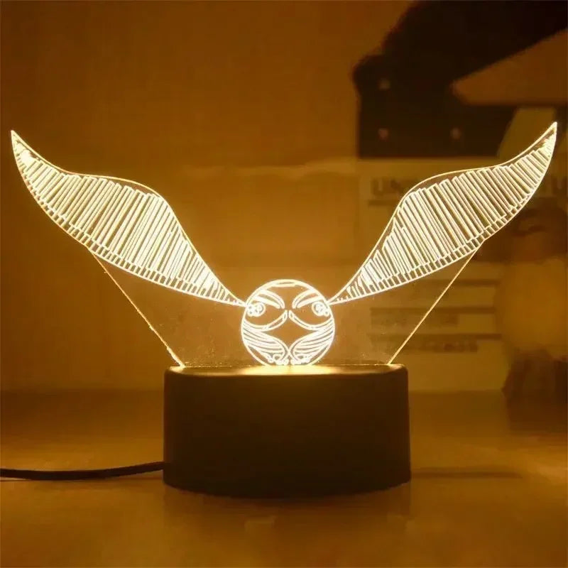 Lampade 3d Harry Potter