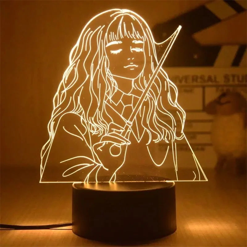 Lampade 3d Harry Potter