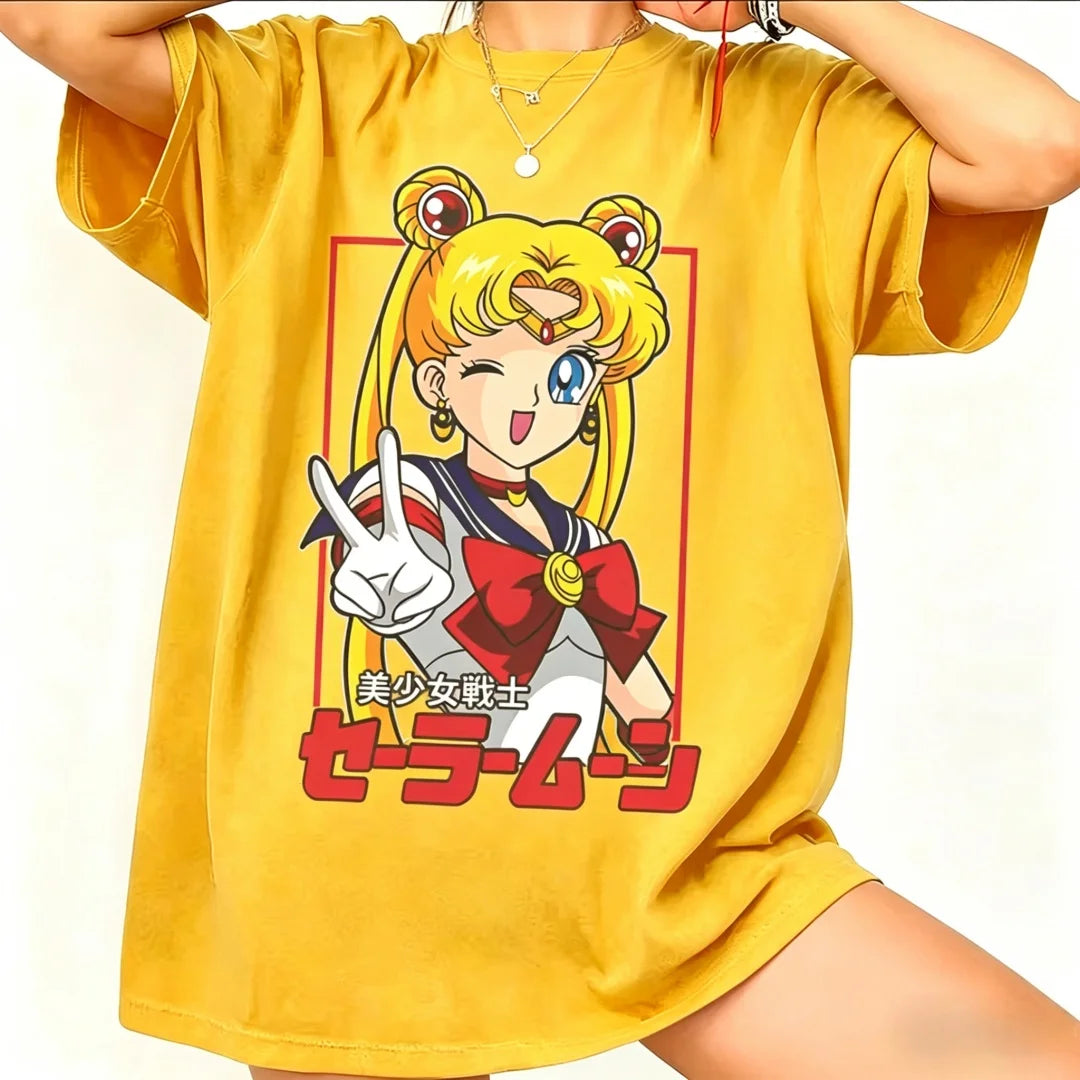 T shirt Sailor Moon (donna e bambine)